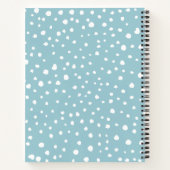 Carnet Zones Dalmatiennes Bleues, Points Dalmatiens, Votr (Dos)