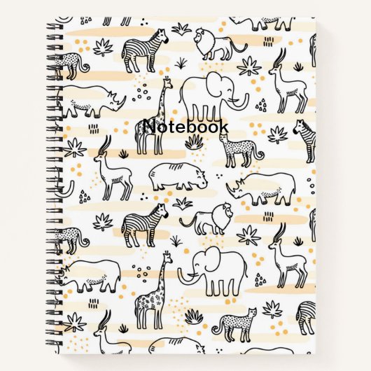 Carnet Zoo Animaux (Devant)
