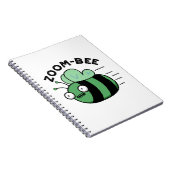 Carnet Zoom-bee Drôle Halloween Zombie Bee Pun (Côté Droit)