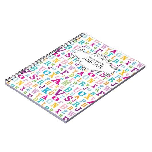 Carnets à spirale personnalisés mignons (Côté gauche)