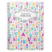 Carnets à spirale personnalisés mignons (Devant)