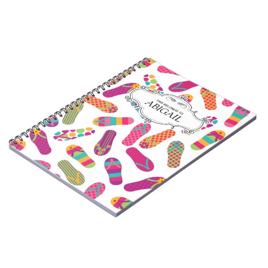 Carnets à spirale personnalisés mignons (Côté gauche)