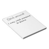 Carnets amusants cadeaux de bureau humour unique i (Incliné)
