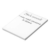 Carnets amusants cadeaux de bureau humour unique i (Tourné)