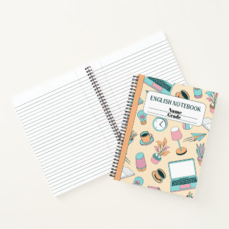 Carnets anglais personnalisables