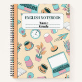 Carnets anglais personnalisables (Devant)