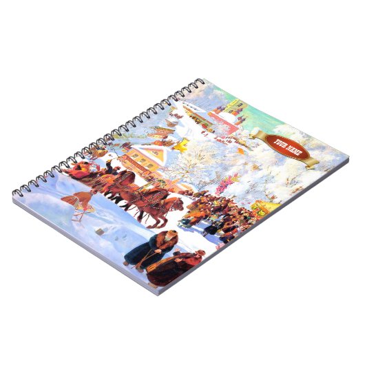 Carnets cadeaux de Noël Art russe (Côté gauche)