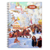 Carnets cadeaux de Noël Art russe (Devant)