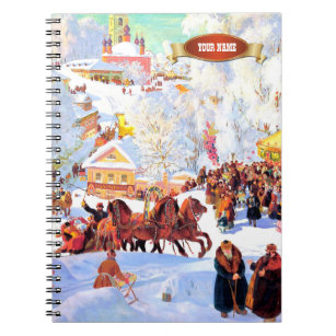 Carnets cadeaux de Noël Art russe