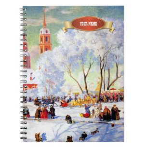 Carnets cadeaux de Noël Art russe