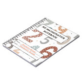 Carnets customisés pour l'école - Personnalisé (Côté gauche)