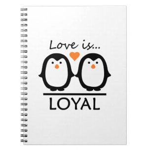 Carnets d'amour pingouin