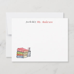 Carnets d'aquarelle et cartes de remerciements de 