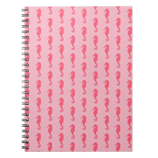 Carnets de cheval de mer rose (Devant)