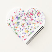 Carnets de coeur en papier recouvert de papier pei (Dos)