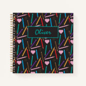 Carnets de couleur Doodle personnalisé Kid Sketchb (Devant)