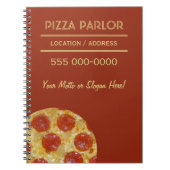 Carnets de coutume de salon de pizza (Devant)