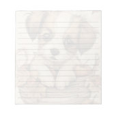 Carnets de notes avec de adorables chiots (Devant)