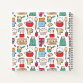 Carnets de recettes d'éléments de cuisson (Dos)