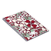 Carnets de spirale de fleurs pour la journalisatio (Côté Droit)