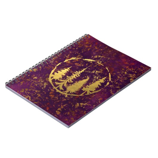 Carnets d'écriture de forêt d'automne (Côté gauche)