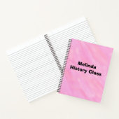 Carnets en papier à aquarelle rose (Intérieur)