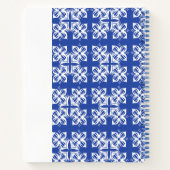 Carnets en spirale à motif bleu (Dos)