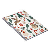 Carnets en spirale de Noël d'hiver (Côté Droit)