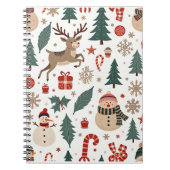 Carnets en spirale de Noël d'hiver (Devant)