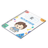 Carnets mathématiques customisés pour l'école (Côté gauche)