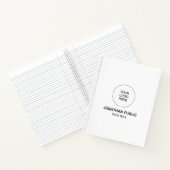 Carnets modèles Ajouter le logo de l'entreprise Te (Intérieur)