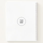 Carnets modèles Ajouter le logo de l'entreprise Te (Dos)