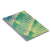 Carnets Motifs Abstraits bleu vert pourpre (Côté Droit)