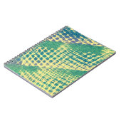 Carnets Motifs Abstraits bleu vert pourpre (Côté gauche)