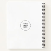 Carnets personnalisés Ajouter le logo de l'entrepr (Dos)
