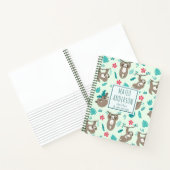 Carnets Personnalisés Noms Paresseux Mignons Moder (Intérieur)