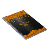 Carnets personnalisés Rose d'or