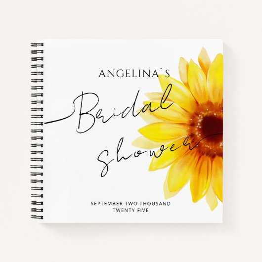 Carnets pour douche nuptiale dans un design modern (Devant)