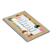 Carnets pour enseignants - Enfants mignons Station (Côté Droit)