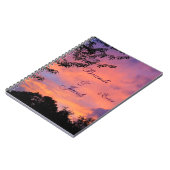 Carnets romantiques du coucher de soleil d'été *Pe (Côté gauche)
