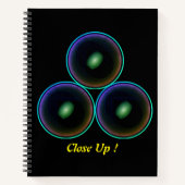 Carnets spiraux stylisés de pièces parfaits (Devant)