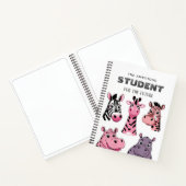 Carnets STIKERS d'animaux de safari personnalisés (Intérieur)