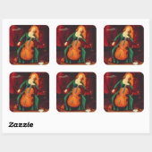 Carneval des Animeaux 2001 Vierkante Sticker (Vel)