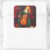 Carneval des Animeaux 2001 Vierkante Sticker (Tas)