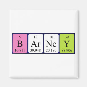 Carney periodiek table name magnet magneet