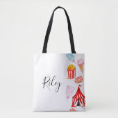 Carnival aangepaste naam Canvas tas (Voorkant)