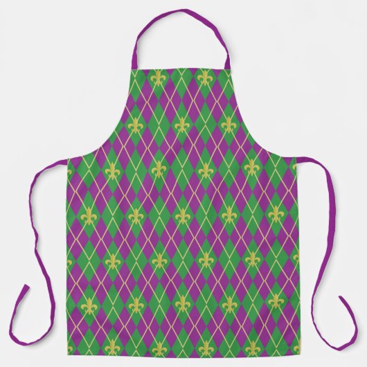 Carnival Argyle All-Over Print Schort (Voorkant)