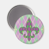 Carnival Argyle Magnet Magneet (Voorkant / Achterkant)