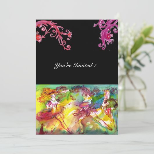 CARNIVAL BALLET / Venetiaans Maskerade, Dansmuziek Kaart (Staand voorkant)