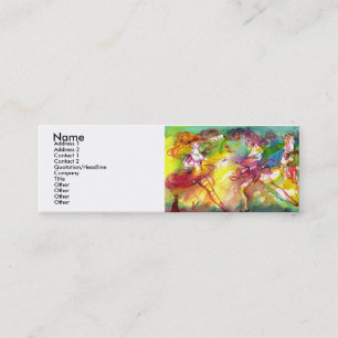 CARNIVAL BALLET/Venetian Masquerade, Dance,Music Mini Visitekaartje